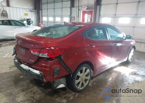 2012 Hyundai Elantra Limited (Ulsan Plant) z USA, uszkodzony, nr VIN KMHDH4AE6CU492070